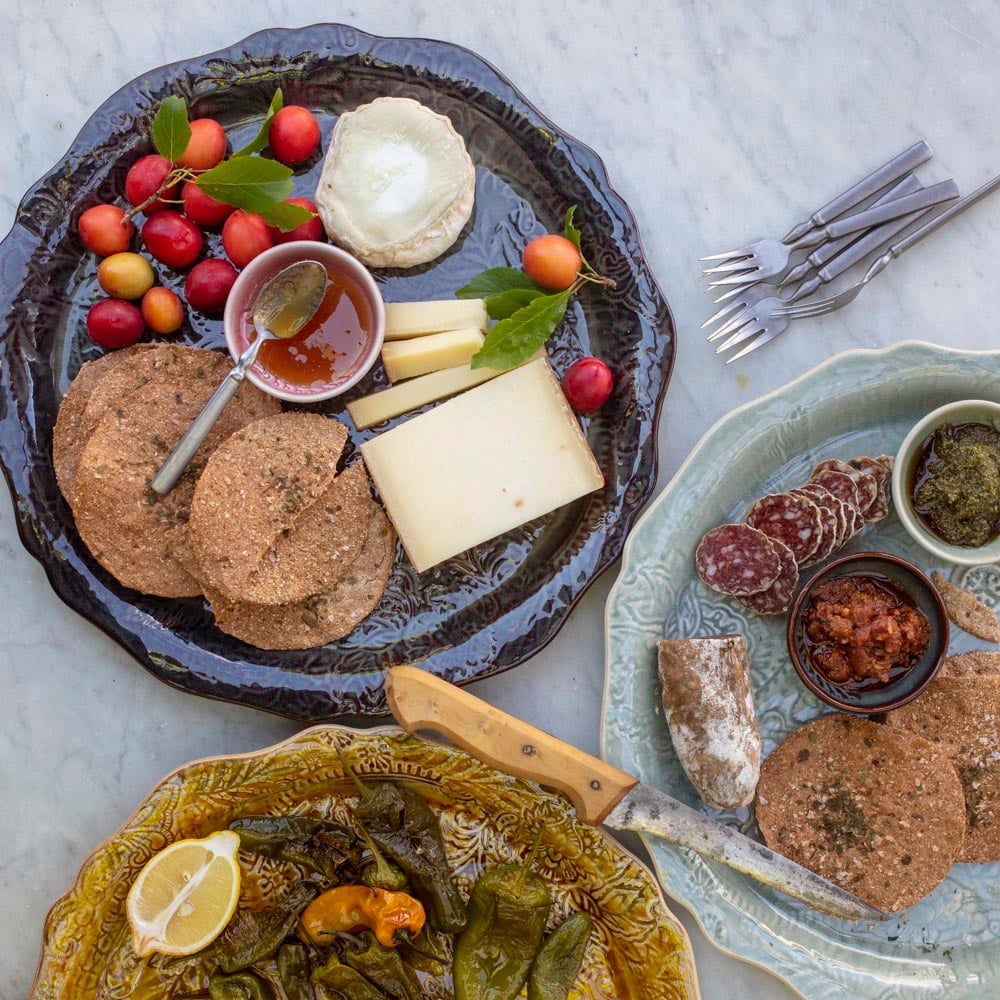 Arabesque Pizzafat / Serveringsfat – Fig