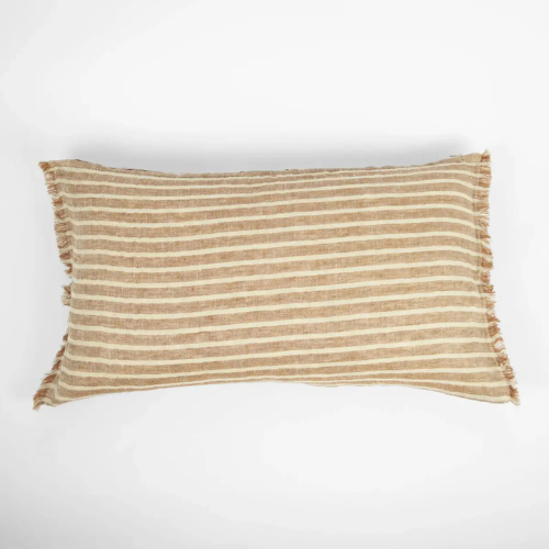 Stanfield putetrekk lin brun/natur 40x70