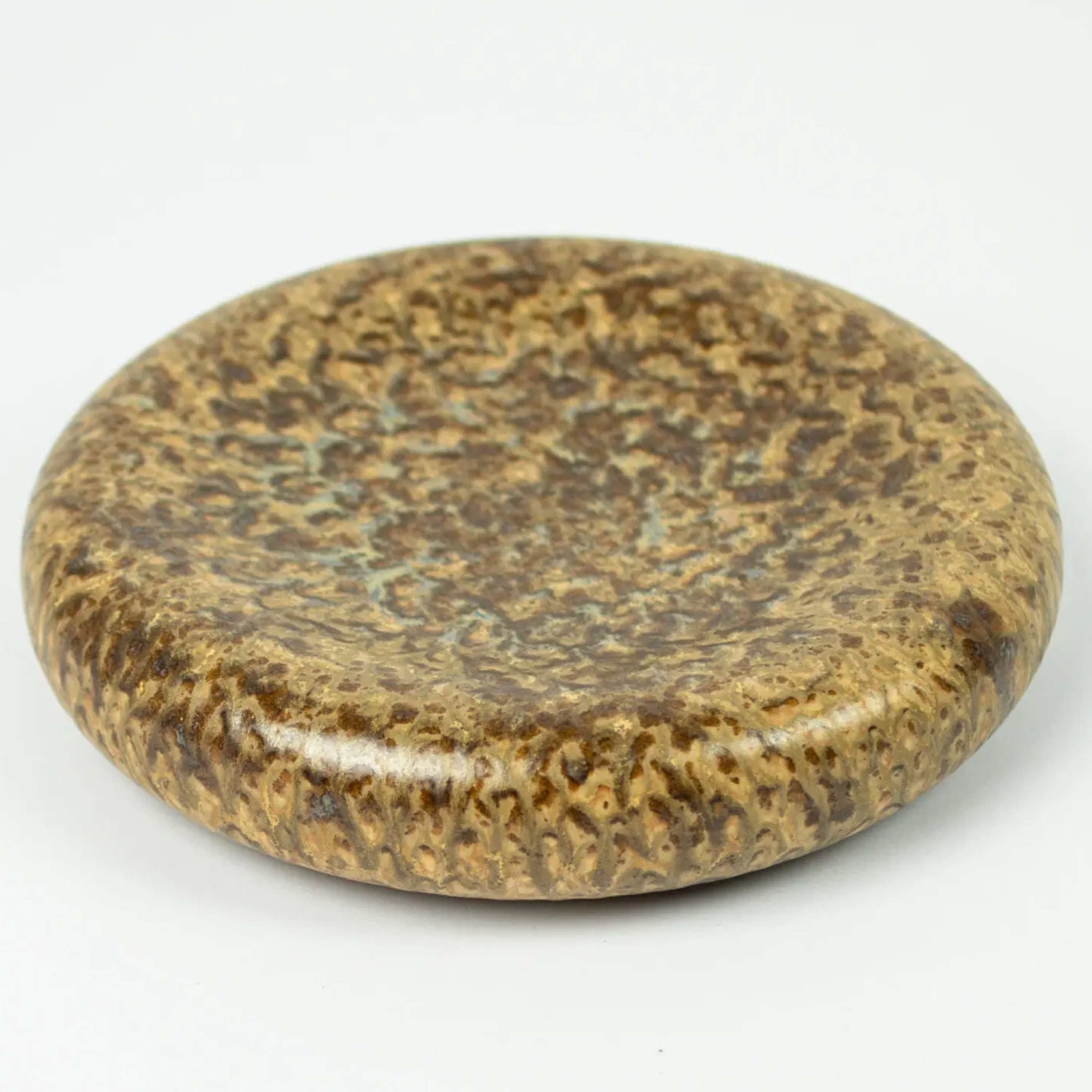 Stort dekorasjonsfat, brunt