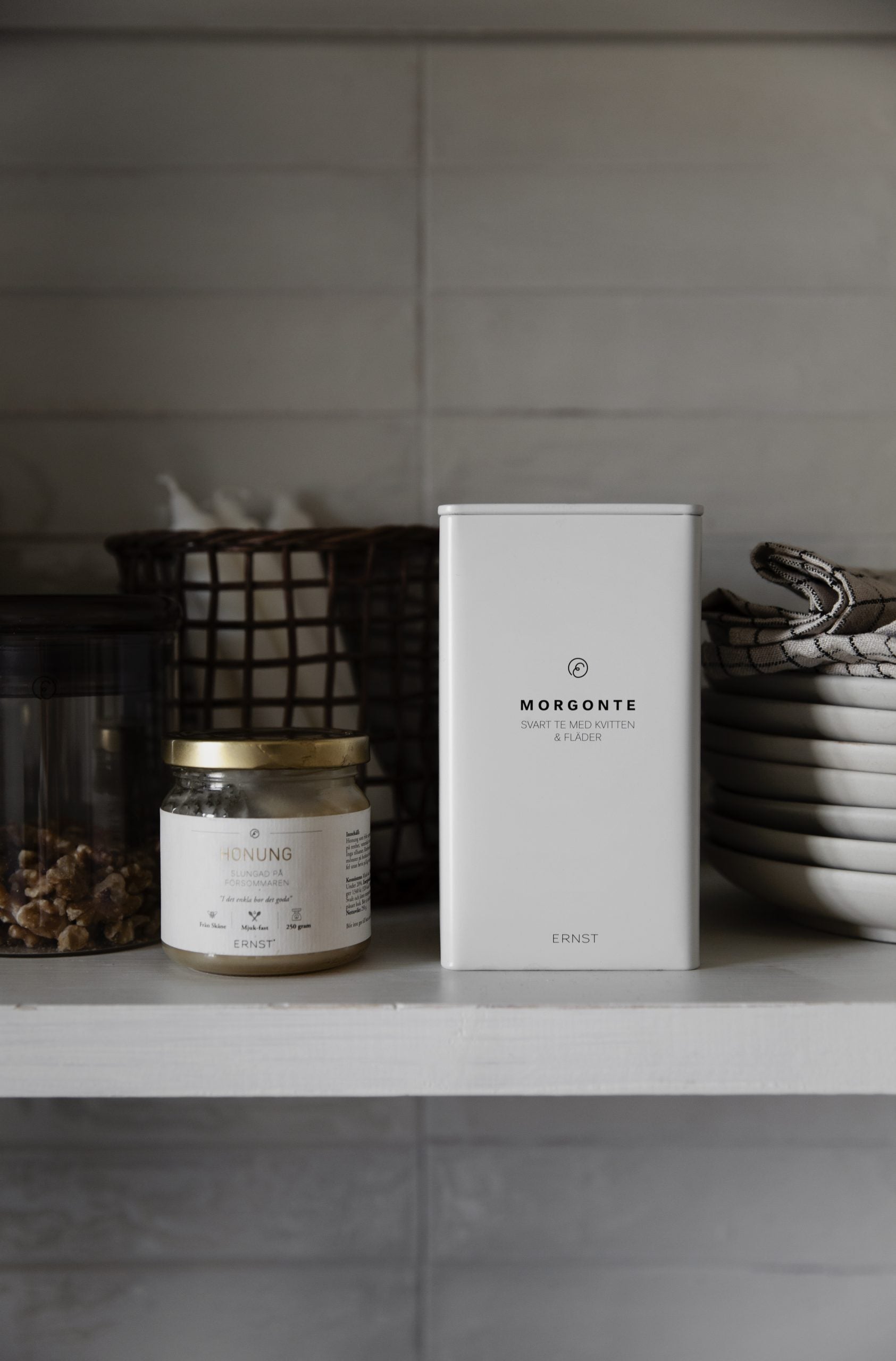 Teboks Morgonte Svart Te med Kvitten &amp; Hylleblomst