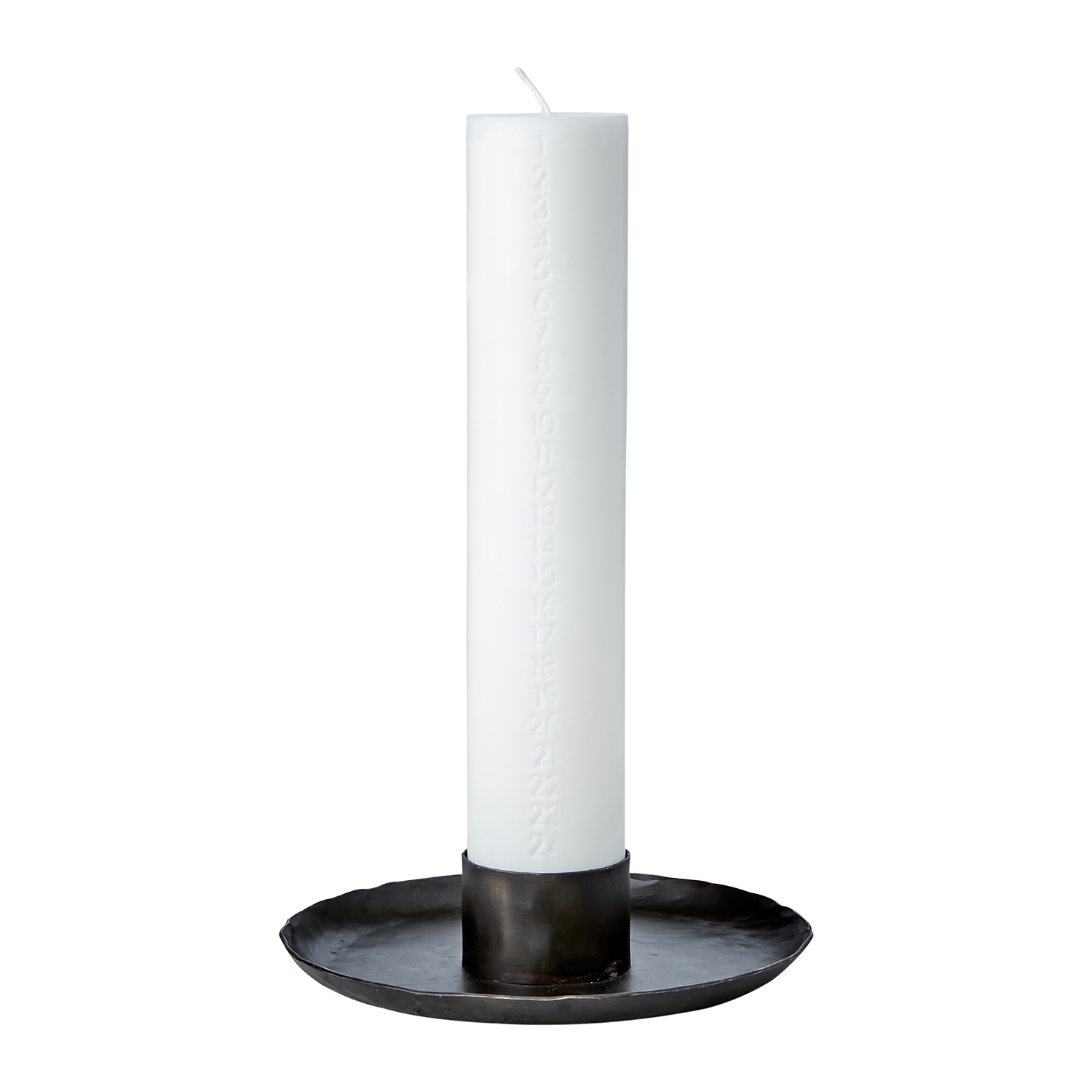 Svart lysstake i jern til blokklys – THOR