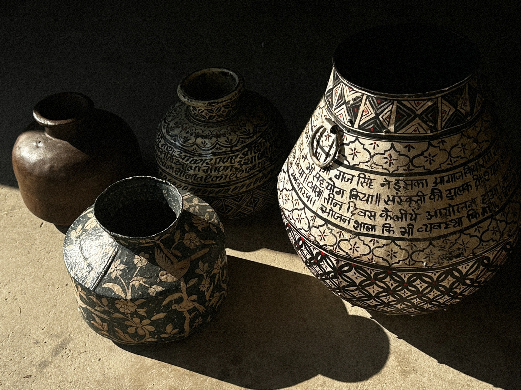 vintage interiør krukke