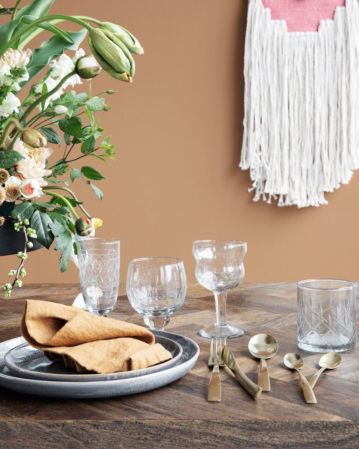 Rødvinsglass Vintage 4 stk