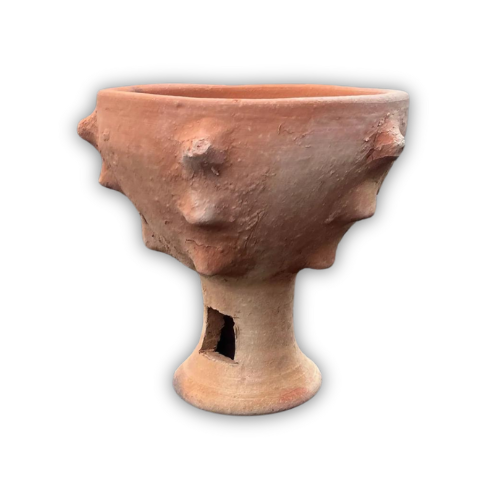 Wadi terrakotta krukke – håndlaget marokkansk urne i naturlig leire med patina