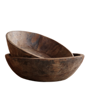 Woody Vintage trefat i naturtre – håndskåret, rustikk og unik