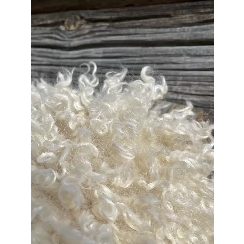 wooly dobbel skinnfelle beige interiør